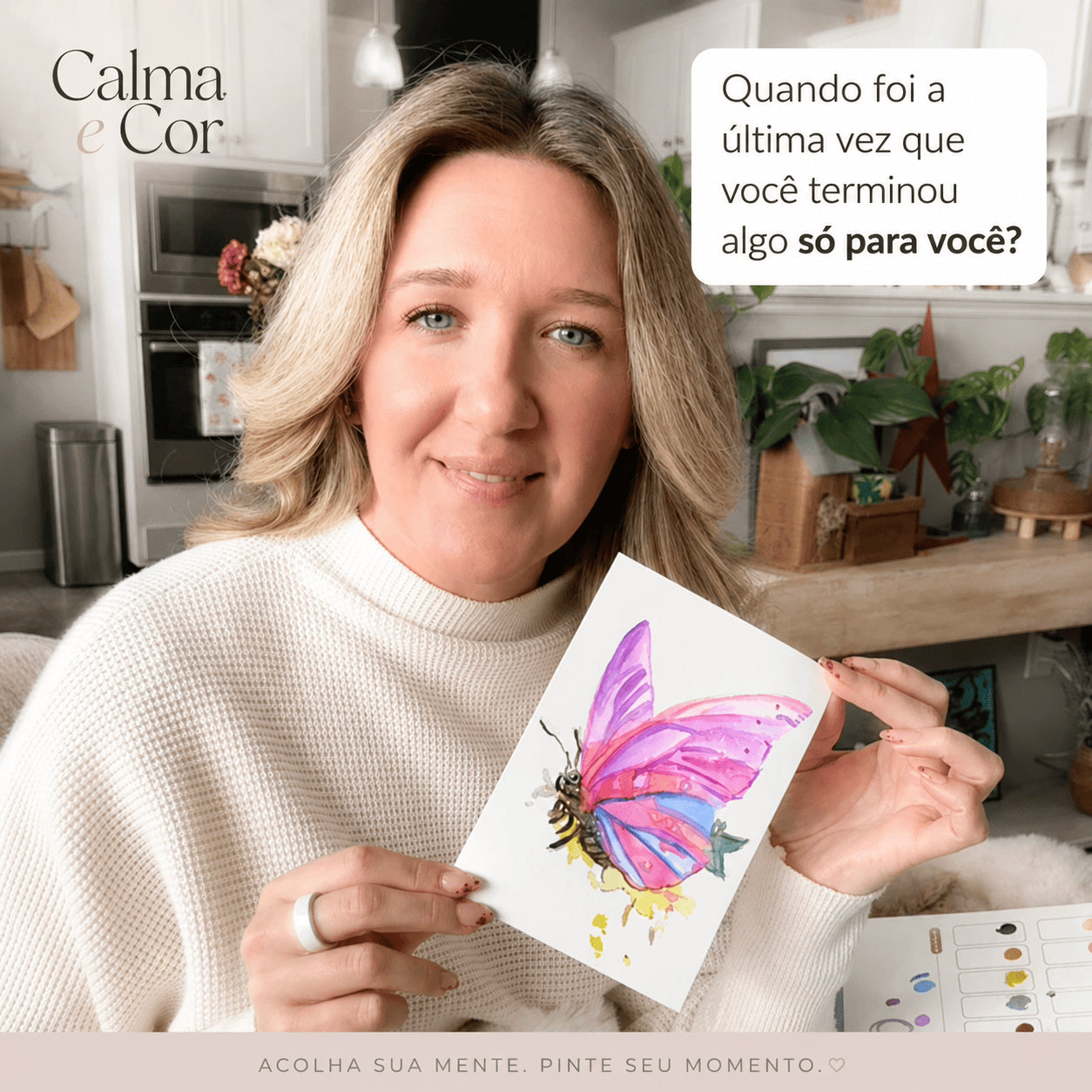 Kit Criativo de Aquarela Calma e Cor